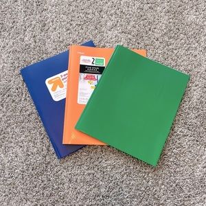 🤍Pocket and prong folders🤍